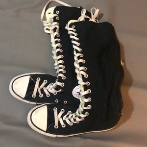 Knee High Converse Women size 7, men size 5
